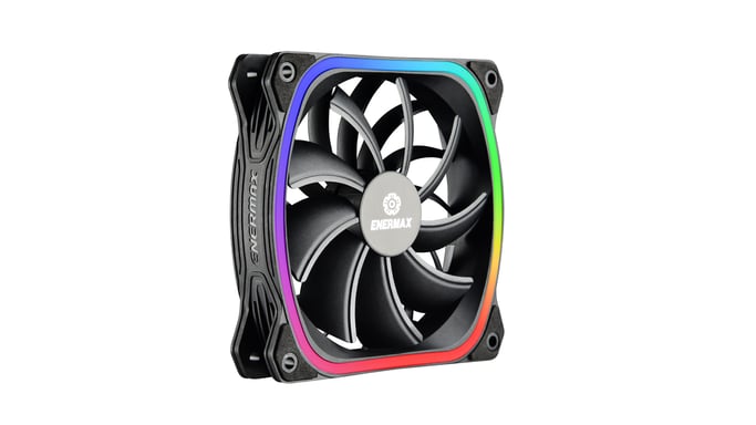 Enermax SquA RGB Boitier PC Ventilateur 12 cm Noir - Neuf