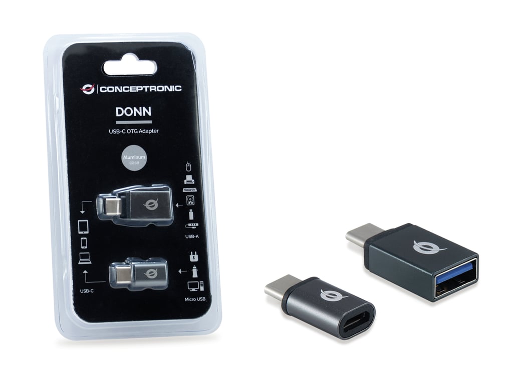 Conceptronic DONN04G changeur de genre de câble USB 3.1 Gen 1 Type C USB 2.0 Type C USB 3.1 Gen 1 Type A USB 2.0 Micro Neuf - vue 3