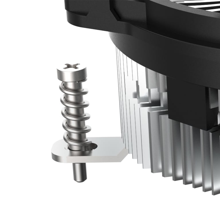 Akasa Ak cc6608bp01 Low Profile Cpu kühler Sockel Lga 1700 63 2 Mm - vue 4