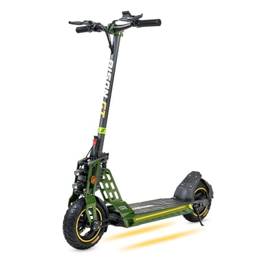 Trottinette électrique GT 800W homologuée DGT, autonomie 40 km, freins à disque, pneus 10'', éclairage LED, écran LCD, pliable