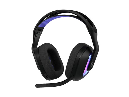 Casque Gamer Logitech G522 Lightspeed Noir - Bluetooth, Réducteur de Bruit, Compatible PS4, PS5, PC