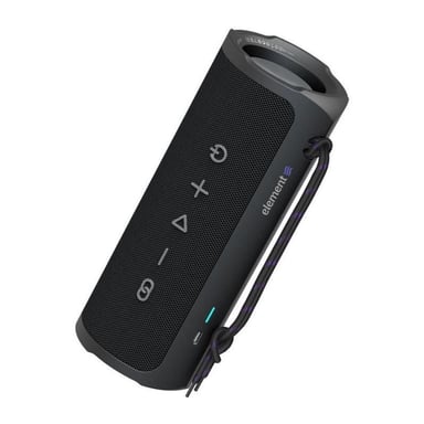 Altavoz Bluetooth impermeable YENKEE ELEMENT AGUA IPX7 USB-C Cuerda Negra
