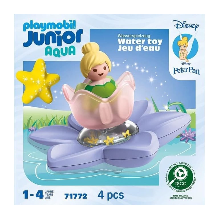 PLAYMOBIL JUNIOR 71772 Fée Clochette et fleur Disney 4 pièces Dès - vue 4