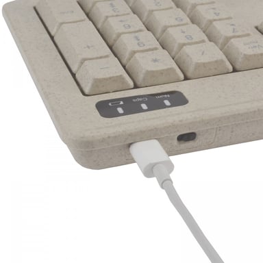 MCL MP3B99AACK2012BIW clavier Souris incluse Universel RF sans fil AZERTY Français Beige