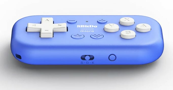 8Bitdo Micro Joystick USB blu Android, Nintendo Switch, PC, iOS