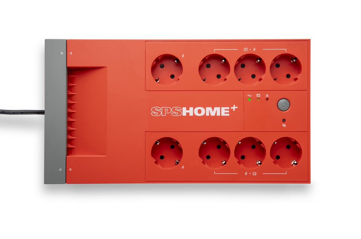 SALICRU SPS HOME+ 650 Onduleur montable sur mur / externe line interactive multibase CA 230 V 360 Watt 650 VA Sealed Lead Acid SLA Acide de plomb scellé connecteurs de sortie... - vue 4