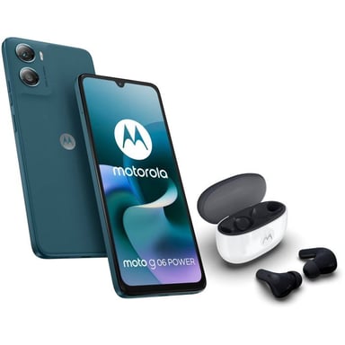 Pack MOTOG06POWER4256 B + MOTOBUDS2 N - 256 Go - Bleu Tapestry