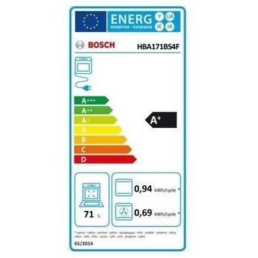 BOSCH Four encastrable multifonction nettoyage pyrolyse HBA171BS4F - vue 7