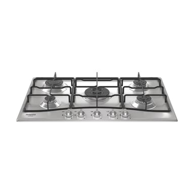 Hotpoint PCN R753N T/IX/HA, 5 brûleurs, 75 cm, acier inoxydable - Neuf