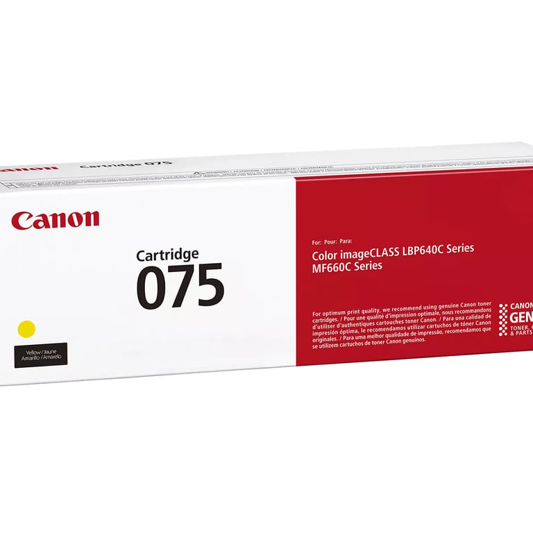 Canon 075 cartuccia toner 1 pz Originale Giallo - Neuf