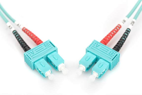 Digitus Câble de brassage multimode OM 3 à fibre optique, SC / SC