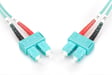 Digitus Câble de brassage multimode OM 3 à fibre optique, SC / SC