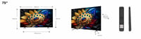 TCL C65 75C655 TV 190,5 cm (75'') 4K Ultra HD Smart TV Wifi Titane 450 cd/m²