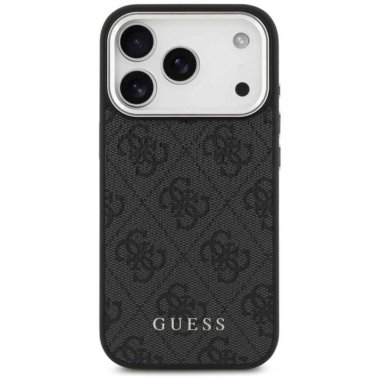 Guess Étui MagSafe 4G Classic Logo pour iPhone 17 Pro Noir - vue 2