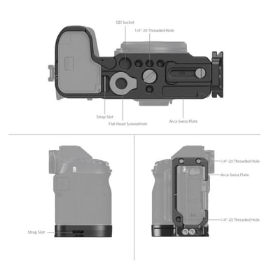 SMALLRIG 4231 soporte l para fuji x-s20