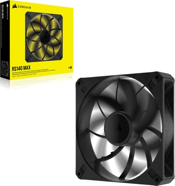 Corsair RS140 MAX Boitier PC Ventilateur 14 cm Noir 1 pièce(s)