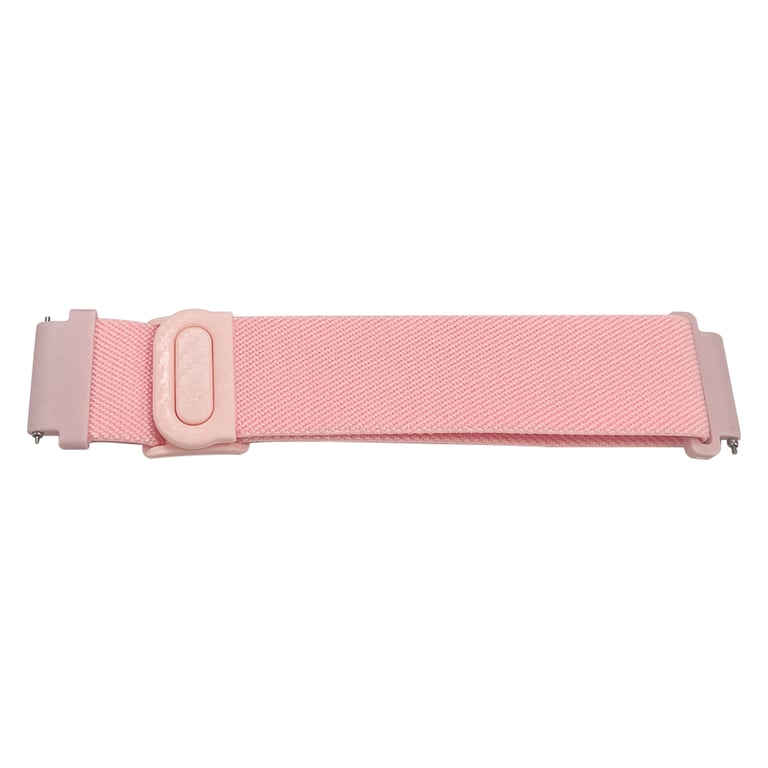 INF Bracelet de montre en nylon compatible avec Huawei, Xiaomi, Garmin, Samsung 20mm Rose - vue 4