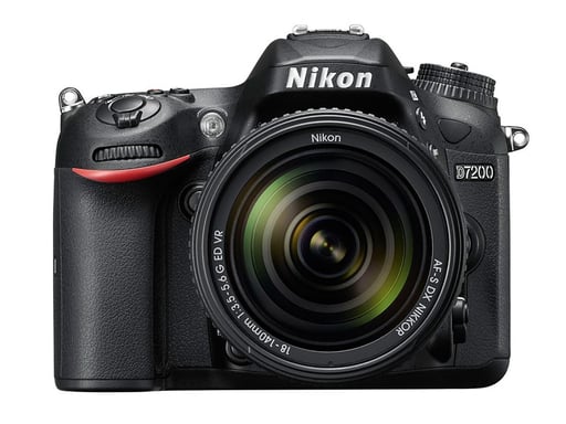 Nikon D7200 + AF-S DX NIKKOR 18-140mm Juego de cámara SLR 24,2 MP CMOS 6000 x 4000 Pixeles Negro