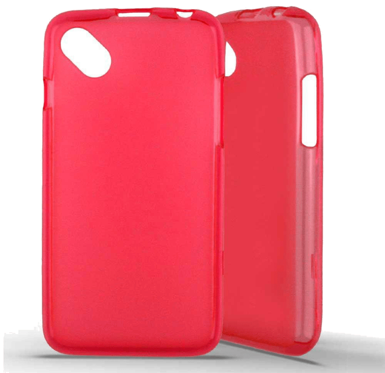 Coque silicone unie compatible Givré Rouge Wiko Sunny