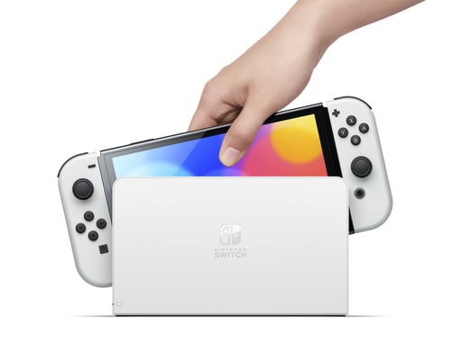 Switch (OLED) - Console de jeux portables 17,8 cm (7'') 64 Go Écran tactile Wifi, Blanc