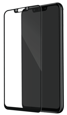 Protector de pantalla de cristal templado (cobertura del 100% de la superficie) para Huawei Mate 20 Lite, Negro