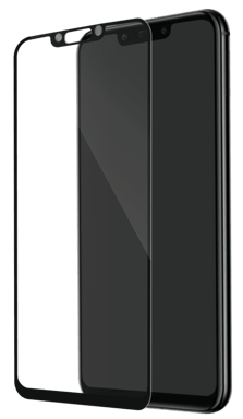 Protection d'écran en verre trempé (100% de surface couverte) pour Huawei Mate 20 Lite, Noir