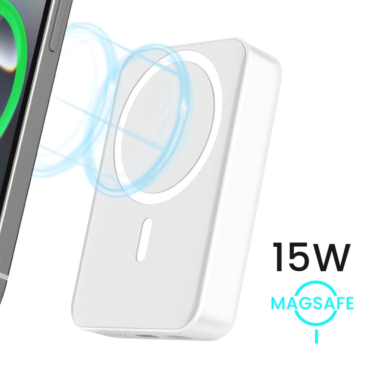 Batterie Externe MagSafe 10000mAh – Port USB C et Support Pliable Neuf - vue 6