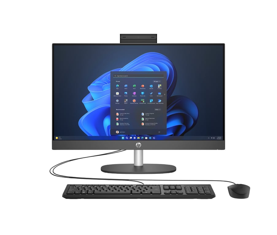Ordinateur de bureau HP ProOne 240 G10 Intel® Core™ i5 i5 60 5 cm 23 8 1920 x 1080 pixels 8 Go de mémoire vive DDR4 SDRAM SSD Windows 11 Famille Wi Fi 6 802.11ax Neuf