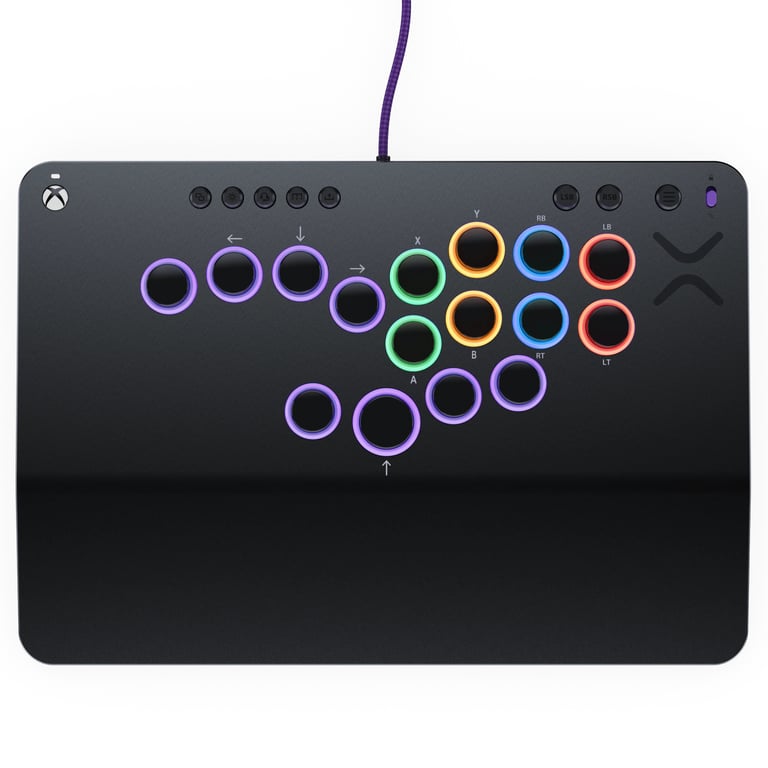 PDP Victrix Pro KO Leverless Fight Stick Gris USB Fightstick PC, Xbox Series S, Xbox Series X - Neuf