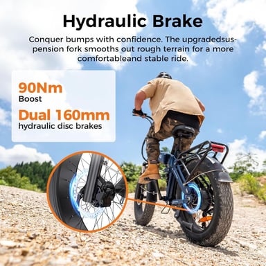 Bicicleta Eléctrica ENGWE Engine Pro 3.0 Boost 130 km Autonomía 90 Nm 48 V 15 Ah Frenos de Disco Night Banquet