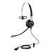 Jabra Biz 2400 II QD Mono UNC Auricular 3 en 1 con cable Minerve, ganchos para la oreja, diadema para oficina/centro de llamadas Negro, Plata