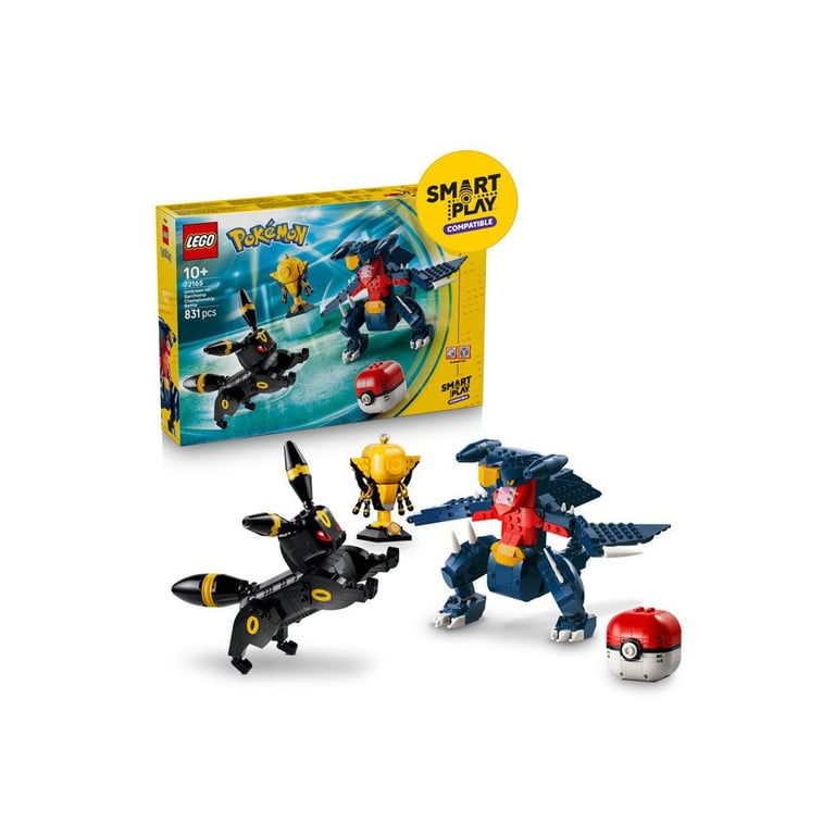 LEGO Pokémon 72165 Set de construction compatible SMART Play™ Noctali et Carchacrok Combat Dès - vue 1