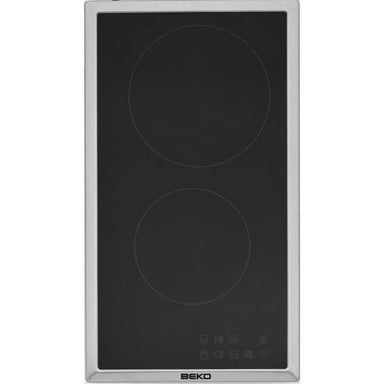 BEKO HDMC32400TX Placa de cocción - 2 placas de inducción - Controles táctiles - Negro - Temporizador integrado