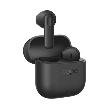 OPPO Enco Buds3 Écouteurs True Wireless, 42h d'autonomie, Pilote Dynamique de 12,4 mm, BT 5,4, Commandes tactiles, Annulation du Bruit Passif, Android et iOS, IP55, [Version Italienne], Noir