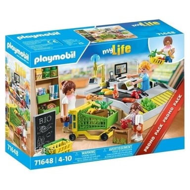 Playmobil 71648 - Promo Pack Supermercado Ecologico