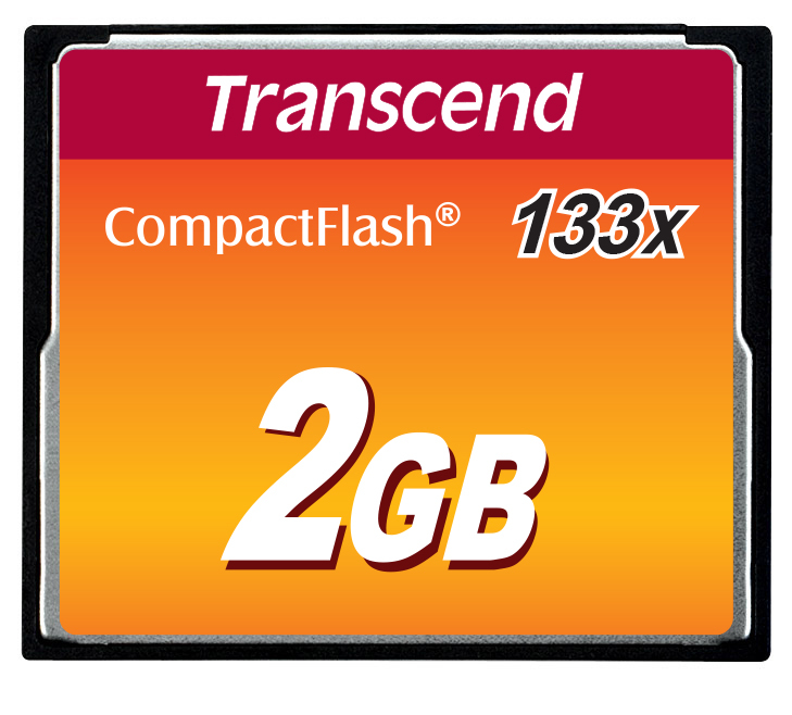 Transcend TS2GCF133 mémoire flash 2 Go CompactFlash MLC Neuf