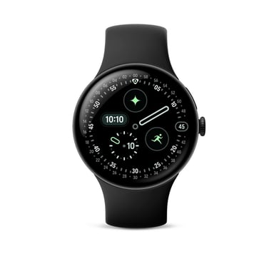 Pixel Watch 4 (GPS), Boitier de 45 mm, Nero vulcanico