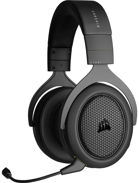 Corsair HS70 Bluetooth Casque Avec fil &sans fil Arceau Jouer USB Type-C Noir