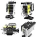 Camera Embarquée Sports Wi-Fi LCD Caisson Étanche Waterproof 12 Mp HD Jaune 32Go YONIS