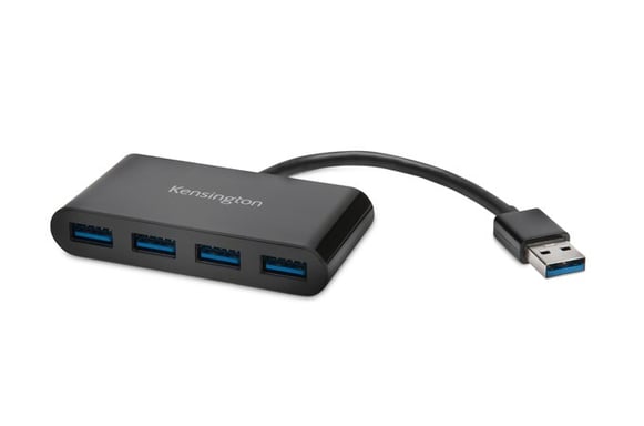 Kensington Hub 4 ports USB 3.0 UH4000 — Noir