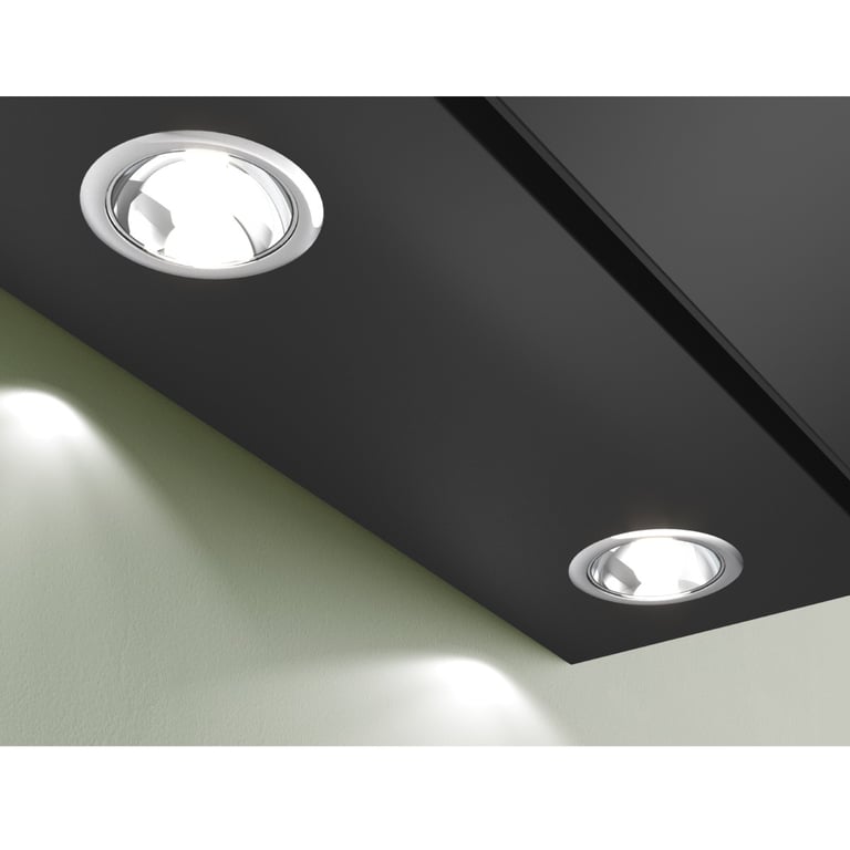 Hotte Décorative Bosch DWK65DK60 – 550 m³/h, 60 cm, Noir - vue 6