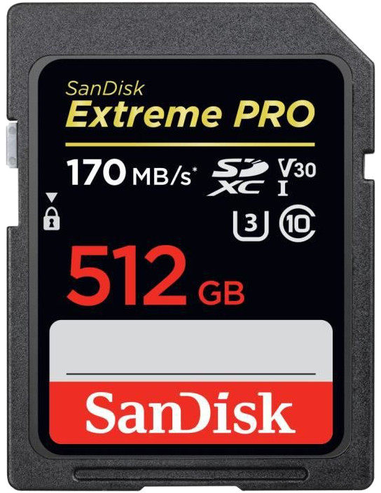 Carte mémoire flash - SANDISK - - 512GB - - (SDSDXXY-512G-GN4IN)