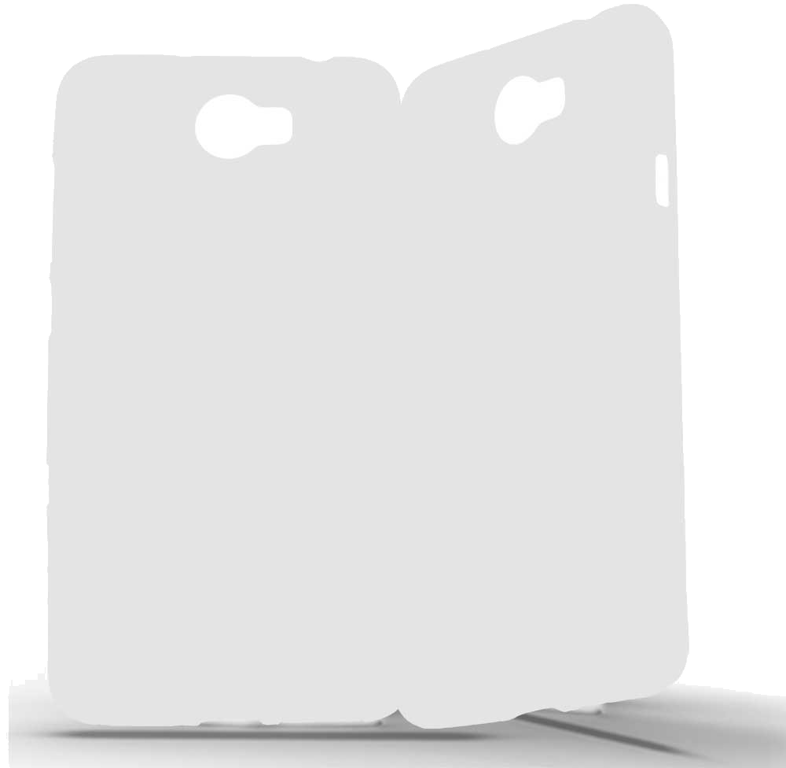 Coque silicone unie compatible Givré Translucide Huawei Y5 II