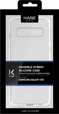 Guscio ibrido invisibile per Samsung Galaxy S10, trasparente