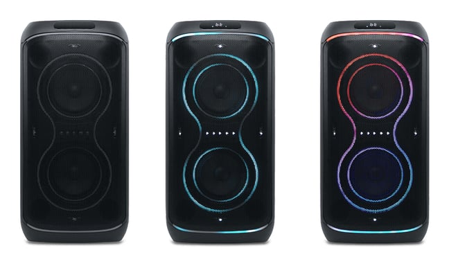 Muse M-1930 DJ Haut-parleur party box Bluetooth avec batterie