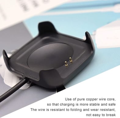 iWear CH1 Cable de alimentación USB universal Reloj inteligente (37 x 44 mm) Base de carga de 2 pines