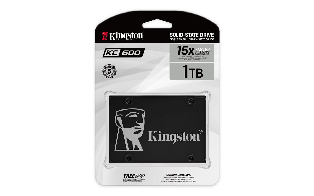 Kingston KC600 mSATA - vue 3