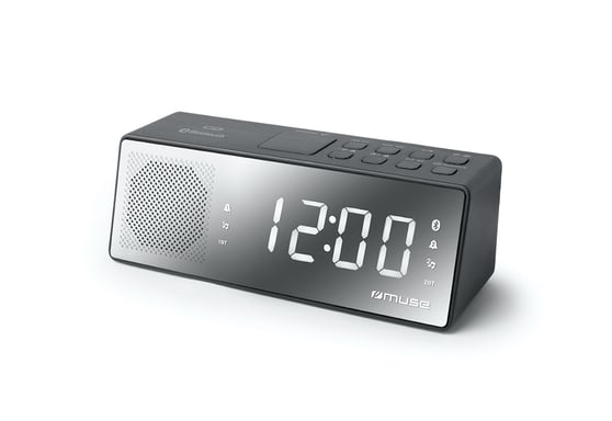 Muse M-173 CMT radio Reloj Digital Negro