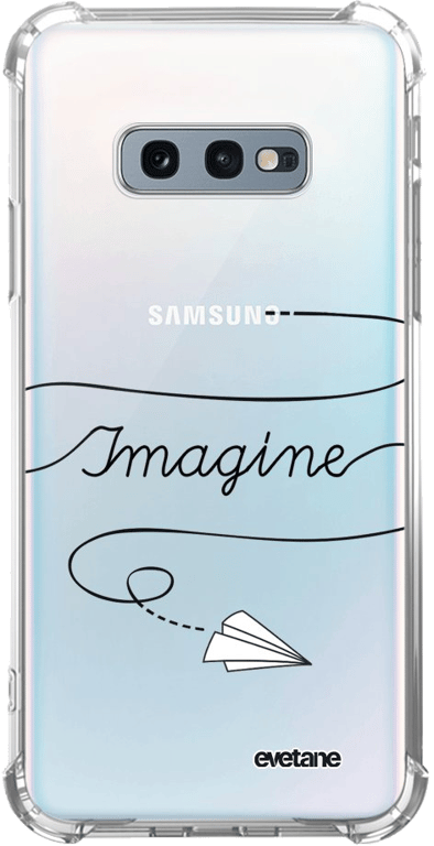 Evetane Coque Samsung Galaxy S10e anti-choc souple angles renforcés transparente Motif Imagine