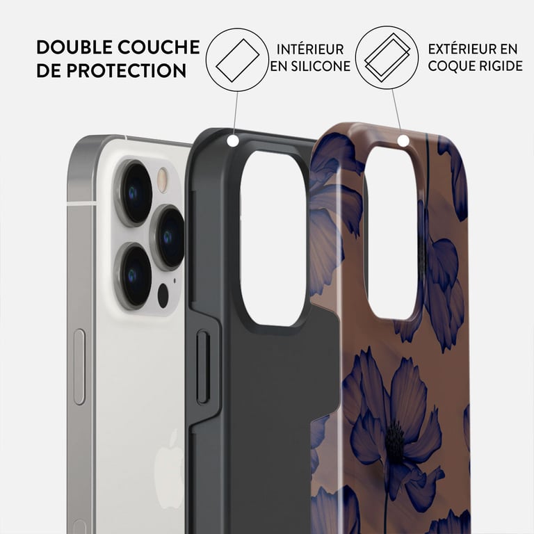 Burga Coque arrière Tough pour Apple iPhone 13 Pro - Velvet Night